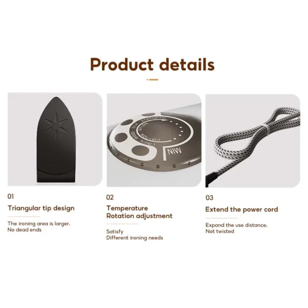 Iron Folding Handle Electric Iron Mini Iron